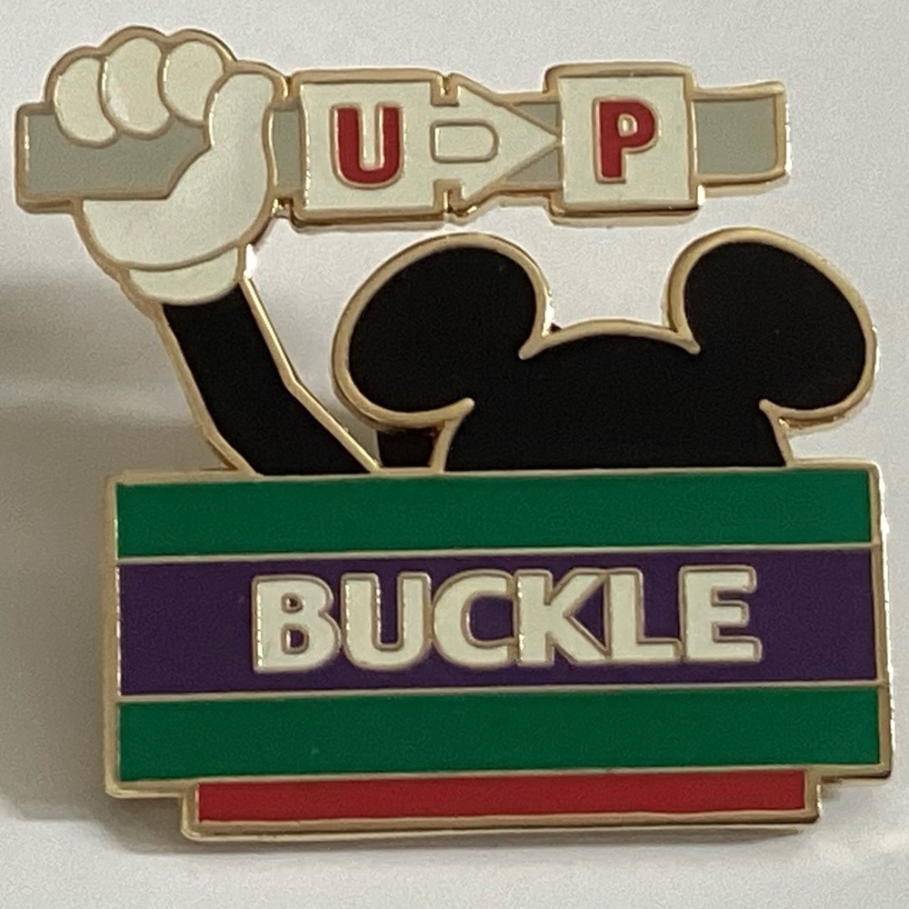 Disney LE10000 Mickey Mouse - Buckle Up Sign Pin